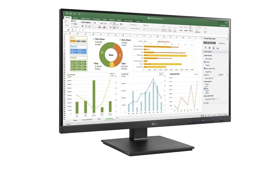 LG 24BN65YP-B écran plat de PC 61 cm (24") 1920 x 1080 pixels Full HD LED Noir (24BN65YP-B) — image 3