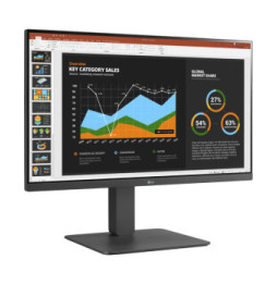 LG MONITOR 24BR550Y-C.AEU écran plat de PC 60,5 cm (23.8") 1920 x 1080 pixels Full HD LED Gris (24BR550Y-C.AEU)