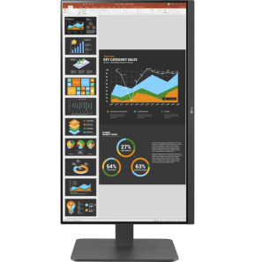 LG MONITOR 24BR550Y-C.AEU écran plat de PC 60,5 cm (23.8") 1920 x 1080 pixels Full HD LED Gris (24BR550Y-C.AEU)