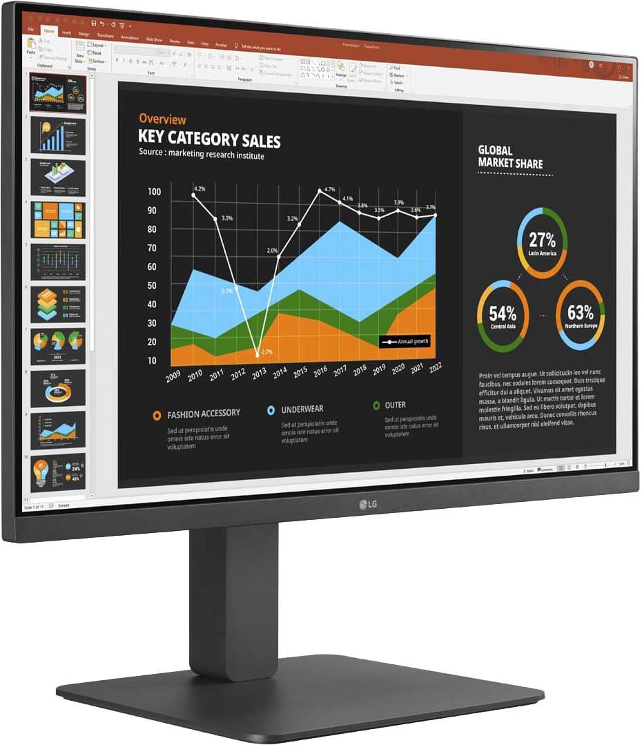 LG MONITOR 24BR550Y-C.AEU écran plat de PC 60,5 cm (23.8") 1920 x 1080 pixels Full HD LED Gris (24BR550Y-C.AEU) — image 8