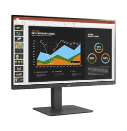 LG 27BR550Y-C.AEU écran plat de PC 68,6 cm (27") 1920 x 1080 pixels Full HD LED Gris (27BR550Y-C.AEU)