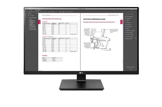 LG 27BN65QP-B écran plat de PC 68,6 cm (27") 2560 x 1440 pixels Quad HD LCD Noir (27BN65QP-B)