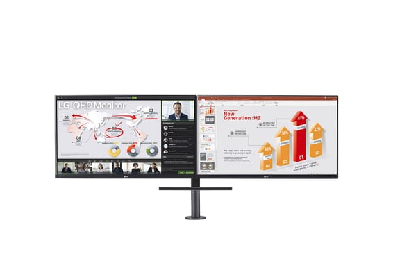 LG 27QP88DP-BS écran plat de PC 68,6 cm (27") 2560 x 1440 pixels Quad HD LED Noir (27QP88DP-BS.AEU)