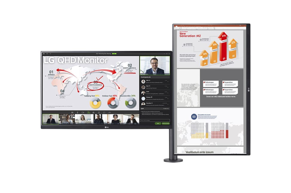 LG 27QP88DP-BS écran plat de PC 68,6 cm (27") 2560 x 1440 pixels Quad HD LED Noir (27QP88DP-BS.AEU) — image 2