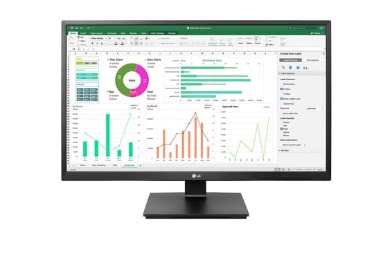 LG 27BN55UP-B écran plat de PC 60,5 cm (23.8") 1920 x 1080 pixels Full HD Noir (27BN55UP-B.AEU)