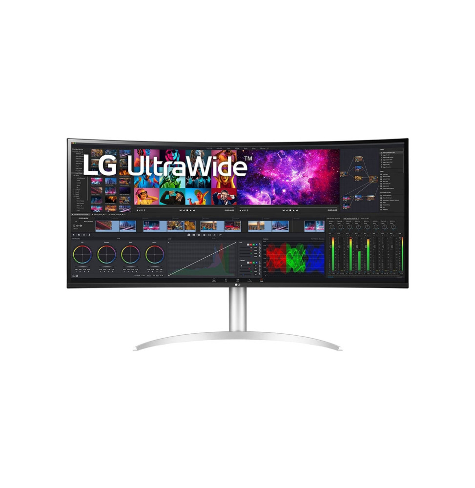 LG 40WP95XP-W écran plat de PC 100,8 cm (39.7") 5120 x 2160 pixels UltraWide 5K HD Blanc (40WP95XP-W.AEU)