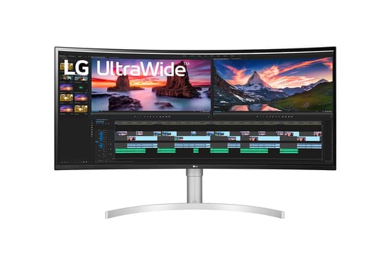 LG 38WN95CP-W écran plat de PC 96,5 cm (38") 3840 x 1600 pixels Quad HD+ QLED Blanc (38WN95CP-W)