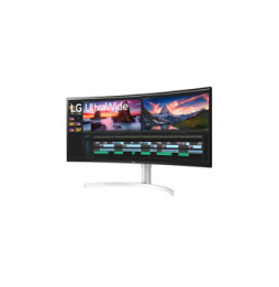 LG 38WN95CP-W écran plat de PC 96,5 cm (38") 3840 x 1600 pixels Quad HD+ QLED Blanc (38WN95CP-W)