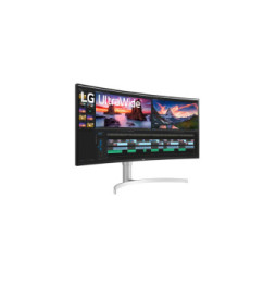 LG 38WN95CP-W écran plat de PC 96,5 cm (38") 3840 x 1600 pixels Quad HD+ QLED Blanc (38WN95CP-W)