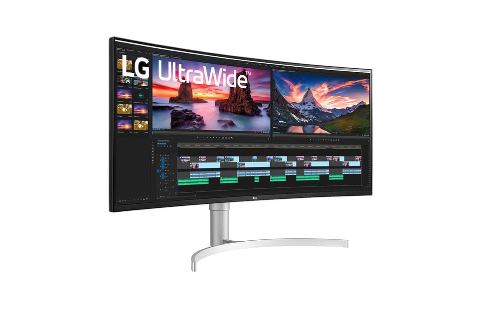 LG 38WN95CP-W écran plat de PC 96,5 cm (38") 3840 x 1600 pixels Quad HD+ QLED Blanc (38WN95CP-W) — image 4