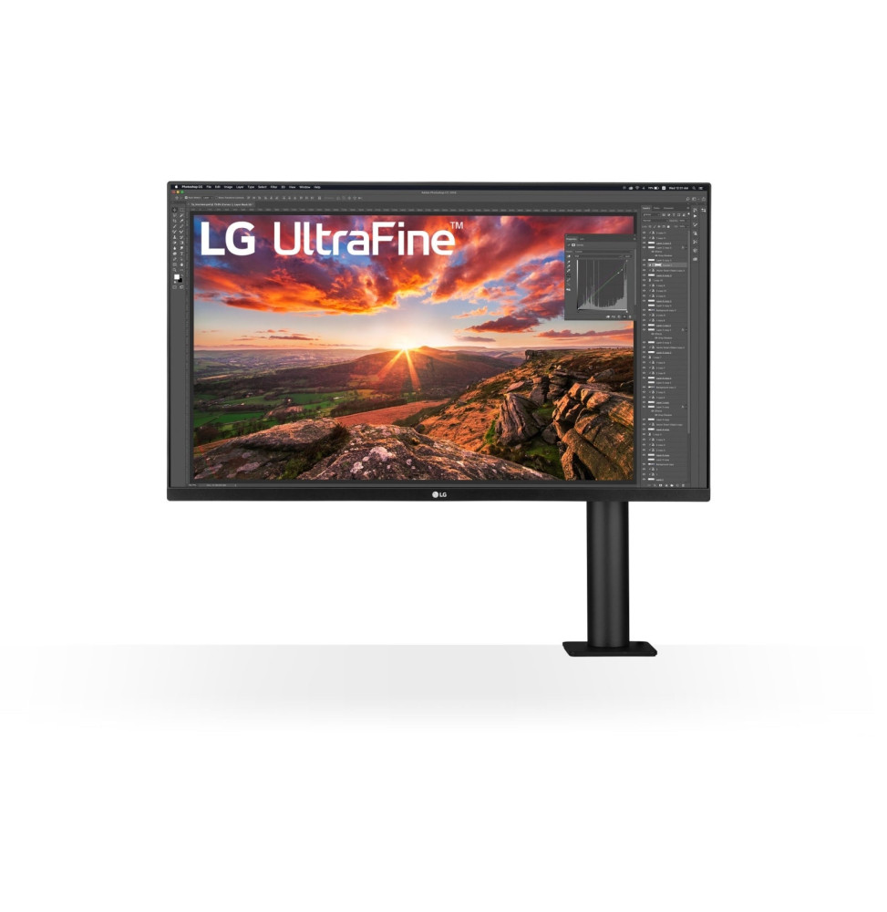 LG 32UN880P-B écran plat de PC 81,3 cm (32") 3840 x 2160 pixels 4K Ultra HD Noir (32UN880P-B)