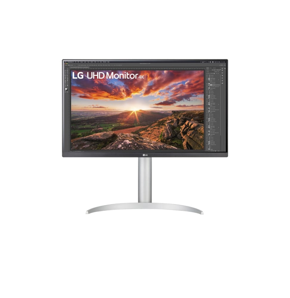 LG 27UP85NP-W écran plat de PC 68,6 cm (27") 3840 x 2160 pixels 4K Ultra HD LED Argent (27UP85NP-W.BEU)