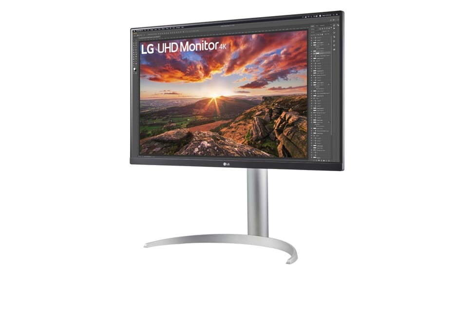LG 27UP85NP-W écran plat de PC 68,6 cm (27") 3840 x 2160 pixels 4K Ultra HD LED Argent (27UP85NP-W.BEU) — image 2