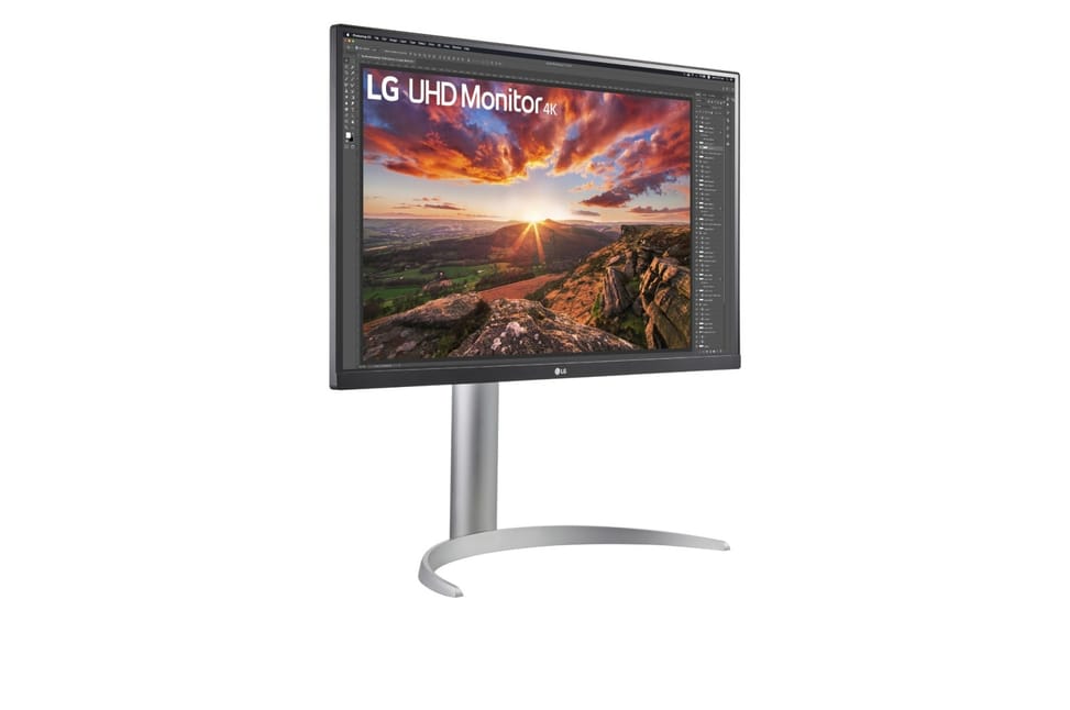 LG 27UP85NP-W écran plat de PC 68,6 cm (27") 3840 x 2160 pixels 4K Ultra HD LED Argent (27UP85NP-W.BEU) — image 3