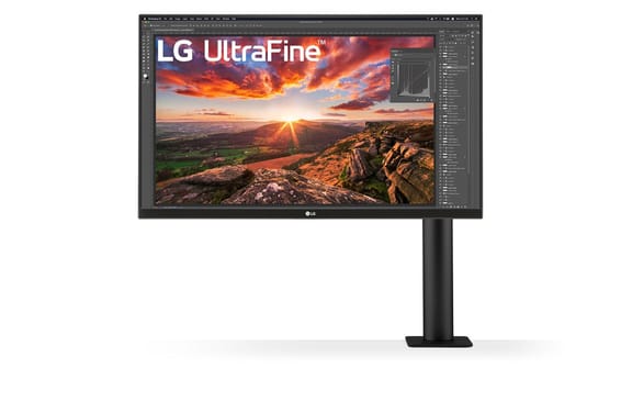 LG UltraFine Ergo LED display 68,6 cm (27") 3840 x 2160 pixels 4K Ultra HD Noir (27UN880P-B.AEU)