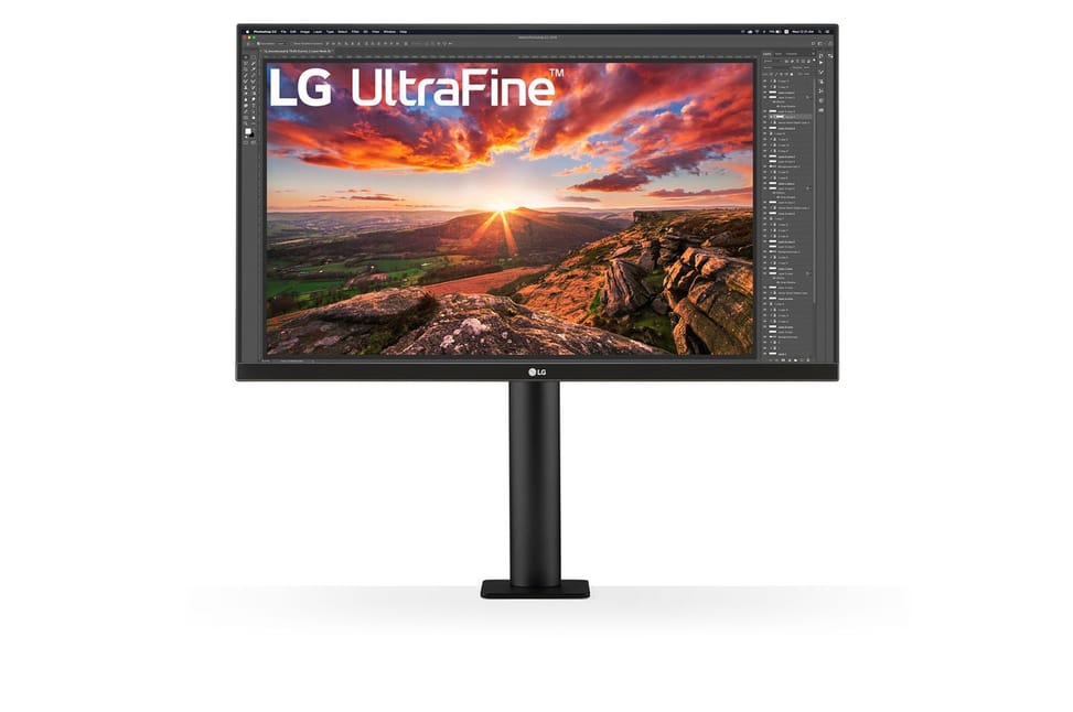 LG UltraFine Ergo LED display 68,6 cm (27") 3840 x 2160 pixels 4K Ultra HD Noir (27UN880P-B.AEU) — image 2
