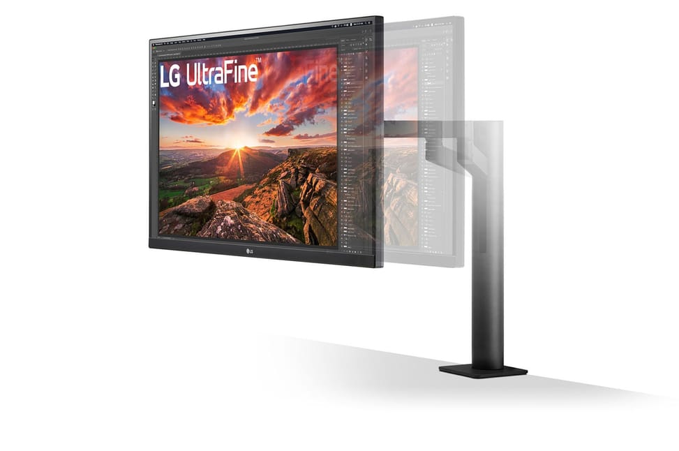LG UltraFine Ergo LED display 68,6 cm (27") 3840 x 2160 pixels 4K Ultra HD Noir (27UN880P-B.AEU) — image 3