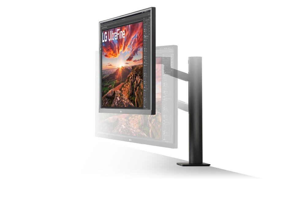 LG UltraFine Ergo LED display 68,6 cm (27") 3840 x 2160 pixels 4K Ultra HD Noir (27UN880P-B.AEU) — image 4