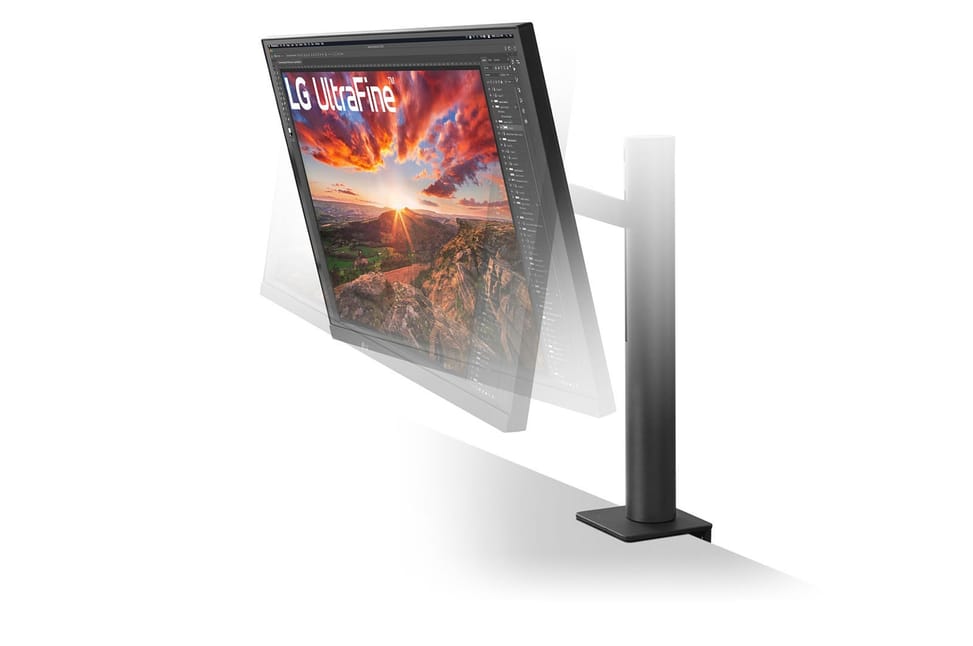 LG UltraFine Ergo LED display 68,6 cm (27") 3840 x 2160 pixels 4K Ultra HD Noir (27UN880P-B.AEU) — image 5