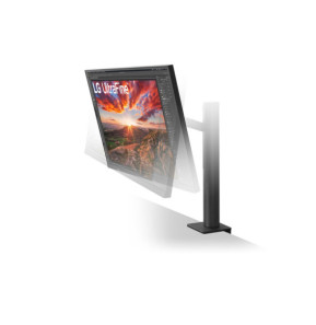 LG UltraFine Ergo LED display 68,6 cm (27") 3840 x 2160 pixels 4K Ultra HD Noir (27UN880P-B.AEU)