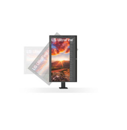 LG UltraFine Ergo LED display 68,6 cm (27") 3840 x 2160 pixels 4K Ultra HD Noir (27UN880P-B.AEU)