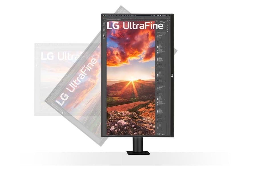 LG UltraFine Ergo LED display 68,6 cm (27") 3840 x 2160 pixels 4K Ultra HD Noir (27UN880P-B.AEU) — image 8