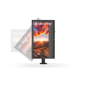 LG UltraFine Ergo LED display 68,6 cm (27") 3840 x 2160 pixels 4K Ultra HD Noir (27UN880P-B.AEU)
