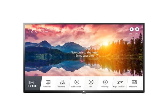 LG 43'' UHD Hotel TV 109,2 cm (43") 4K Ultra HD Smart TV Noir 20 W (43US662H3ZC)