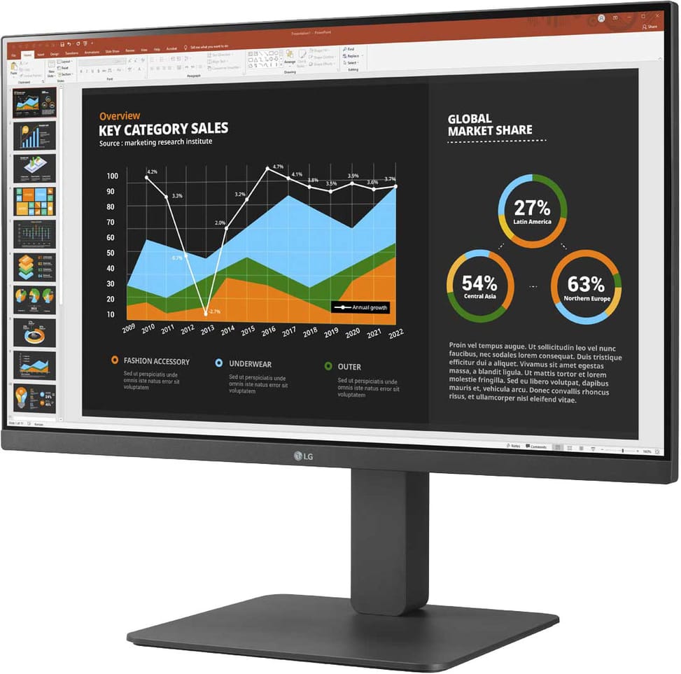 LG MONITOR 24BR650B-C.AEU écran plat de PC 60,5 cm (23.8") 1920 x 1080 pixels Full HD LED Gris (24BR650B-C.AEU) — image 2