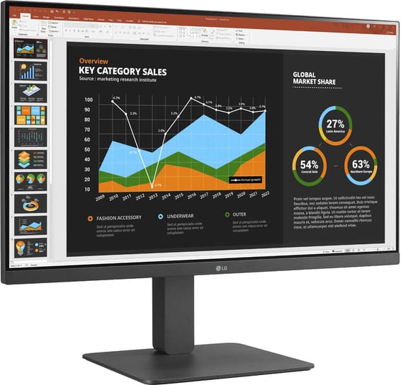 LG MONITOR 27BR650B-C.AEU écran plat de PC 68,6 cm (27") 1920 x 1080 pixels Full HD LED Gris (27BR650B-C.AEU)
