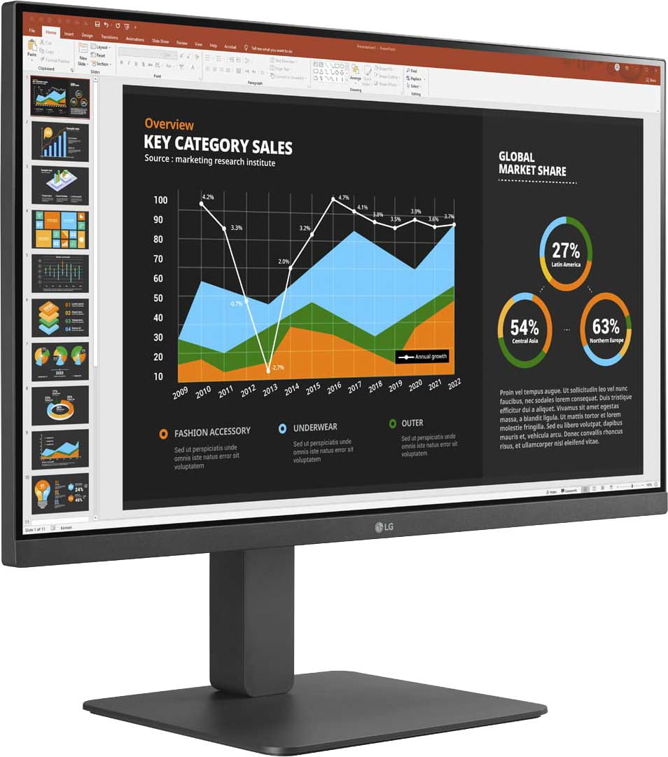 LG MONITOR 27BR650B-C.AEU écran plat de PC 68,6 cm (27") 1920 x 1080 pixels Full HD LED Gris (27BR650B-C.AEU) — image 8