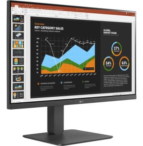 LG MONITOR 27BR650B-C.AEU écran plat de PC 68,6 cm (27") 1920 x 1080 pixels Full HD LED Gris (27BR650B-C.AEU)