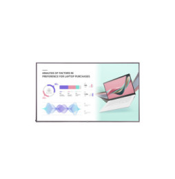LG 75UH5J-M Panneau plat de signalisation numérique 190,5 cm (75") LCD Wifi 500 cd/m² 4K Ultra HD Noir Web OS 24/7