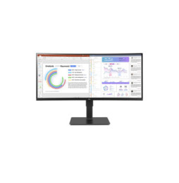 LG 34BQ77QC-B écran plat de PC 86,4 cm (34") 3440 x 1440 pixels UltraWide Dual Quad HD LCD Noir (34BQ77QC-B)