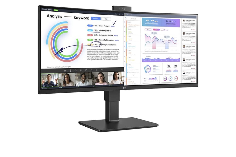 LG 34BQ77QC-B écran plat de PC 86,4 cm (34") 3440 x 1440 pixels UltraWide Dual Quad HD LCD Noir (34BQ77QC-B) — image 5