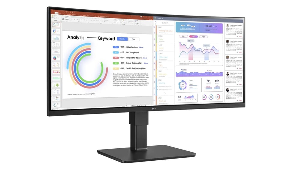LG 34BQ77QB-B écran plat de PC 86,4 cm (34") 3440 x 1440 pixels UltraWide Quad HD LED Noir (34BQ77QB-B) — image 3