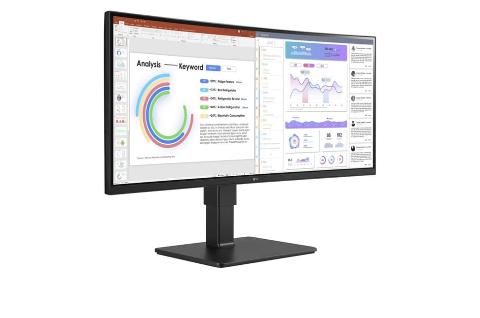 LG 34BQ77QB-B écran plat de PC 86,4 cm (34") 3440 x 1440 pixels UltraWide Quad HD LED Noir (34BQ77QB-B) — image 4