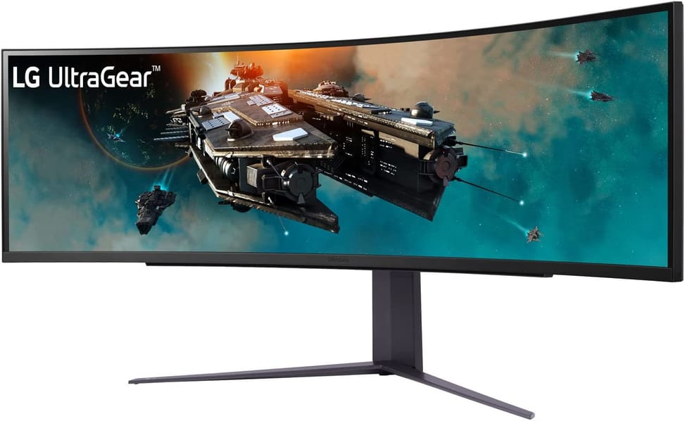 LG UltraGear LED display 124,5 cm (49") 5120 x 1440 pixels Quad HD Noir (49GR85DC-B.AEU) — image 2