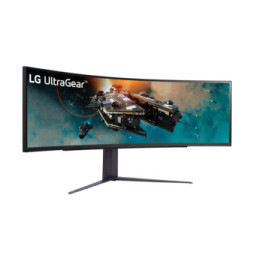 LG UltraGear LED display 124,5 cm (49") 5120 x 1440 pixels Quad HD Noir (49GR85DC-B.AEU)