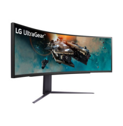 LG UltraGear LED display 124,5 cm (49") 5120 x 1440 pixels Quad HD Noir (49GR85DC-B.AEU)