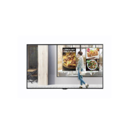 LG 55XS2E-B affichage de messages Panneau plat de signalisation numérique 139,7 cm (55") LCD 2500 cd/m² Full HD Noir Web OS