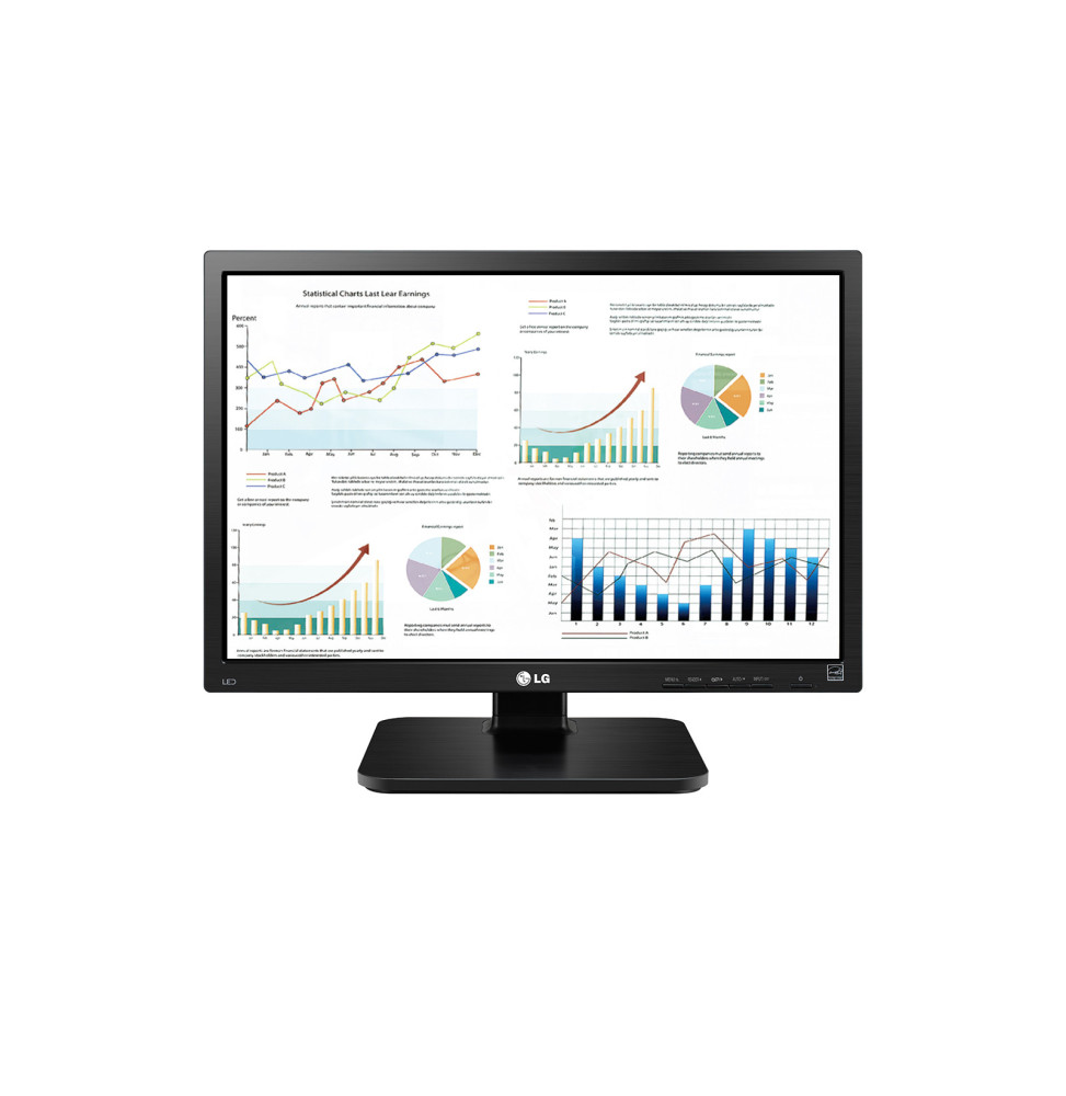 LG 24BK55WY-B LED display 61 cm (24") 1920 x 1200 pixels WUXGA Noir (24BK55WY-B)