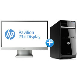 PC de bureau HP Pavilion p6-2480ekm + écran 23" HP Pavilion 23xi LED IPS