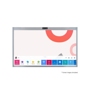 LG 55CT5WJ-B affichage de messages Écran plat interactif 139,7 cm (55") IPS Wifi 450 cd/m² 4K Ultra HD Argent Écran tactile