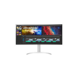 LG 38BQ85C-W écran plat de PC 95,2 cm (37.5") 3840 x 1600 pixels Quad HD+ Blanc (38BQ85C-W.AEU)