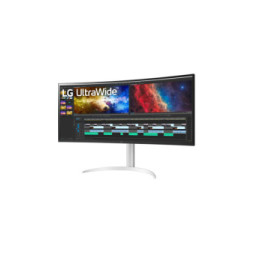 LG 38BQ85C-W écran plat de PC 95,2 cm (37.5") 3840 x 1600 pixels Quad HD+ Blanc (38BQ85C-W.AEU)