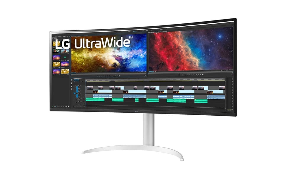 LG 38BQ85C-W écran plat de PC 95,2 cm (37.5") 3840 x 1600 pixels Quad HD+ Blanc (38BQ85C-W.AEU) — image 2
