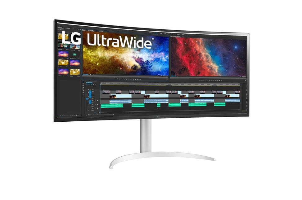 LG 38BQ85C-W écran plat de PC 95,2 cm (37.5") 3840 x 1600 pixels Quad HD+ Blanc (38BQ85C-W.AEU) — image 3