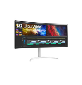 LG 38BQ85C-W écran plat de PC 95,2 cm (37.5") 3840 x 1600 pixels Quad HD+ Blanc (38BQ85C-W.AEU)
