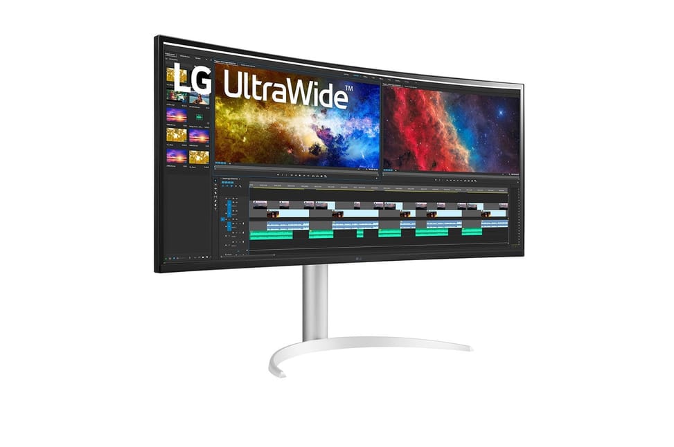 LG 38BQ85C-W écran plat de PC 95,2 cm (37.5") 3840 x 1600 pixels Quad HD+ Blanc (38BQ85C-W.AEU) — image 4
